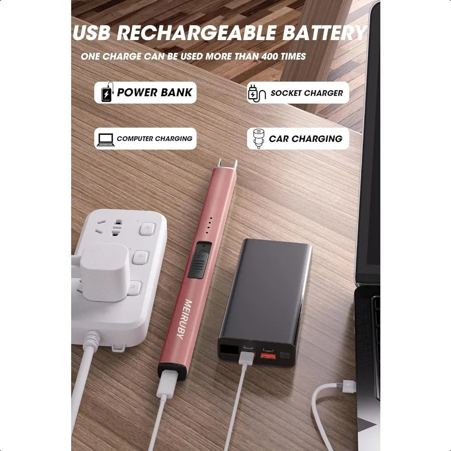 Electric Candle Lighter – USB Rechargeable Arc